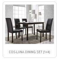 COS-LUNA DINING SET (1+4)